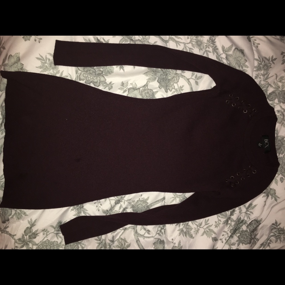 Knit sweater dress